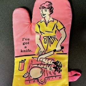 Blue Q Oven Mitt, I've Got a Knife